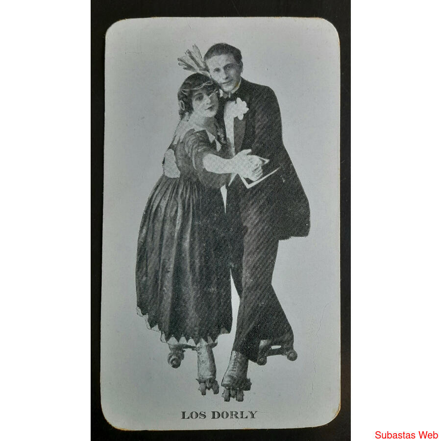 ANTIGUA TARJETA COLECCIONABLE DE LOS PATINADORES *LOS DORLY*