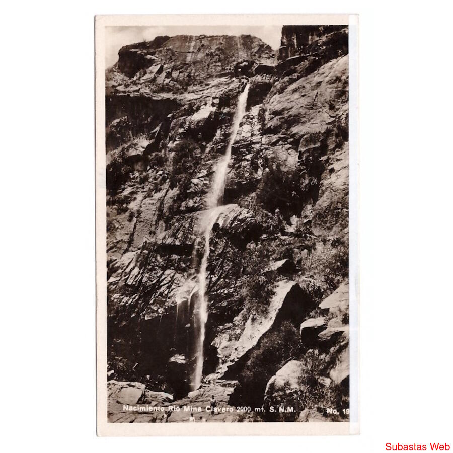 ARGENTINA. Nacimiento Río Mina Clavero. 1938.
