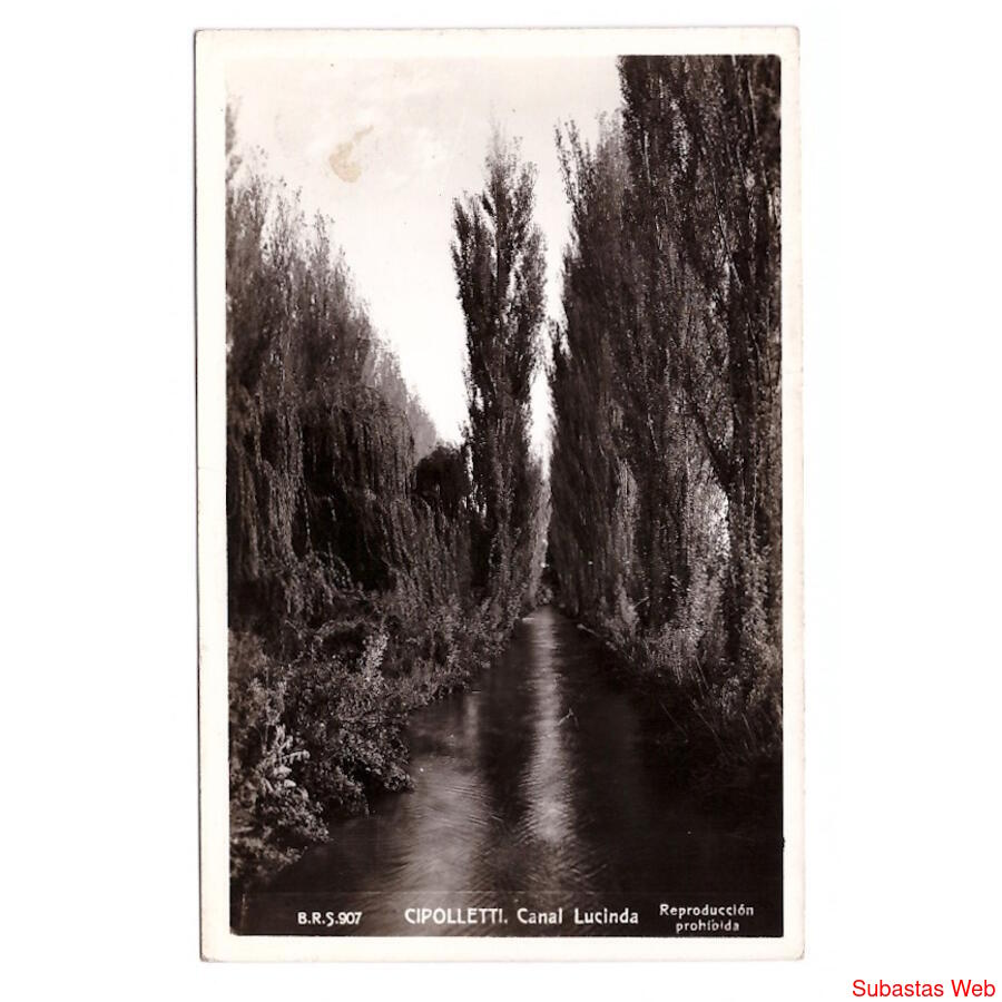 ARGENTINA. Cipoletti. Canal Lucinda.