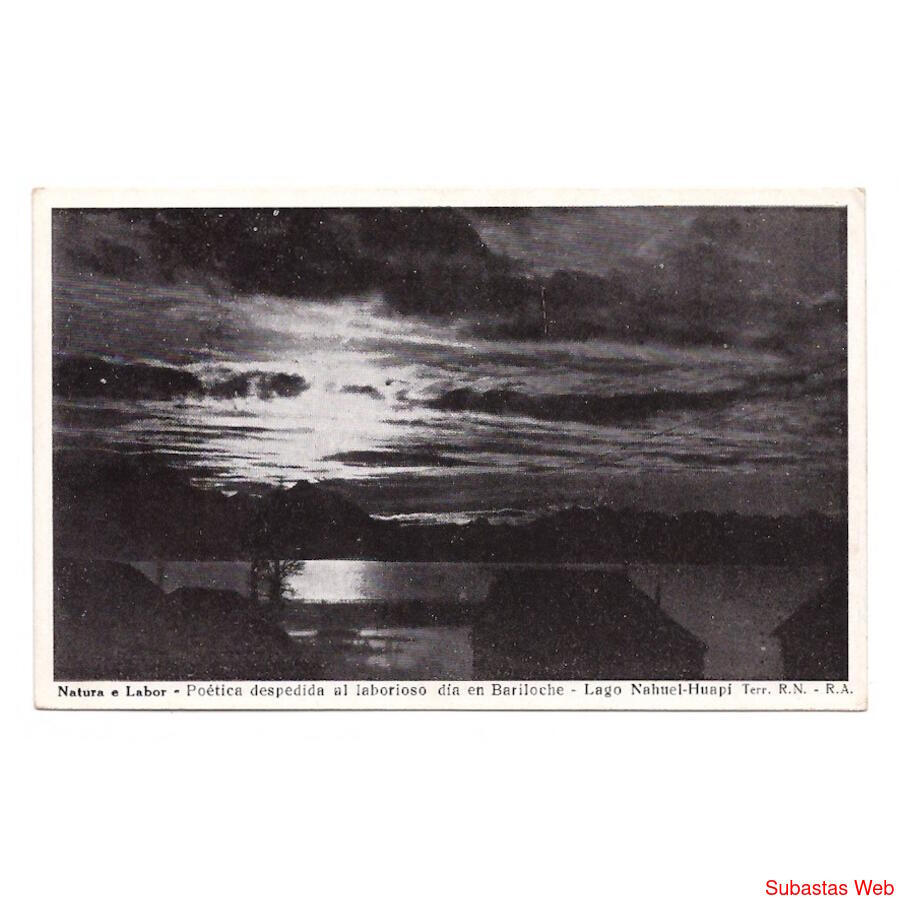 ARGENTINA. Poética despedida al laborioso día en Bariloche.