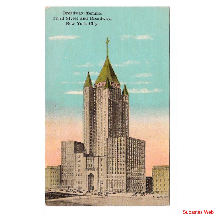 USA. New York City. Broadway Temple.