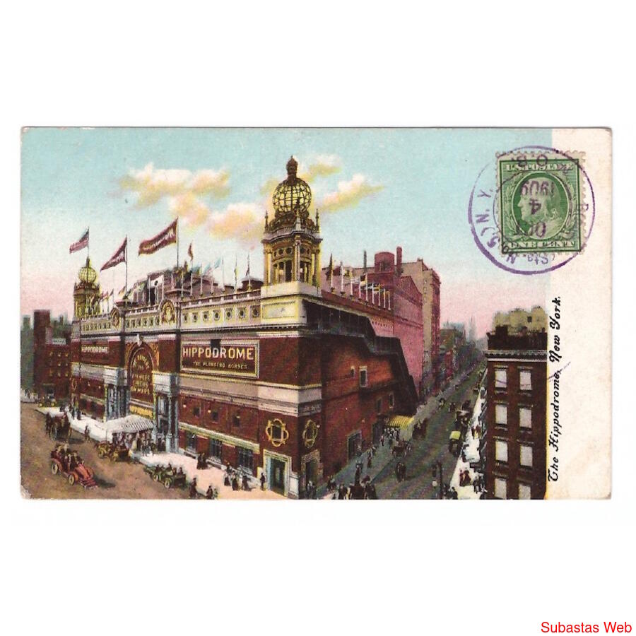 USA. New York. The Hippodrome. 1909.