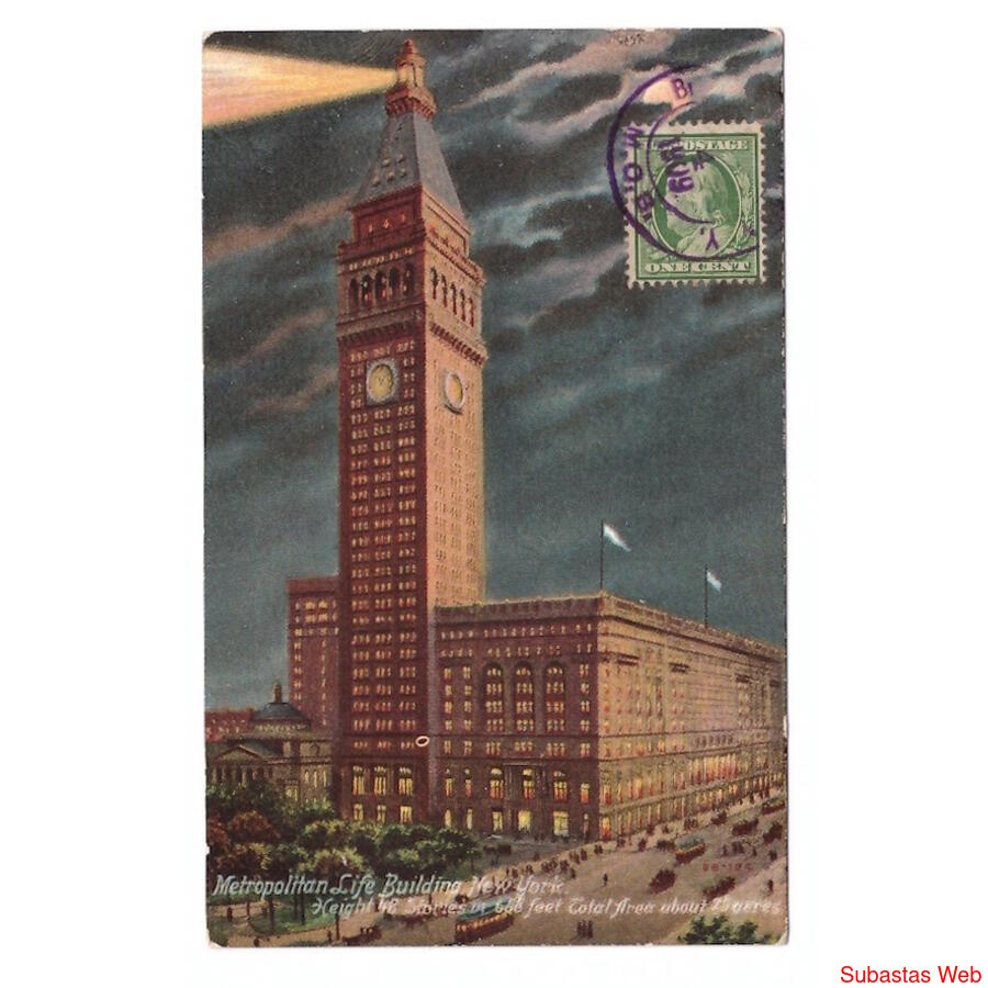 USA. New York. Metropolitan Life Building. 1909.