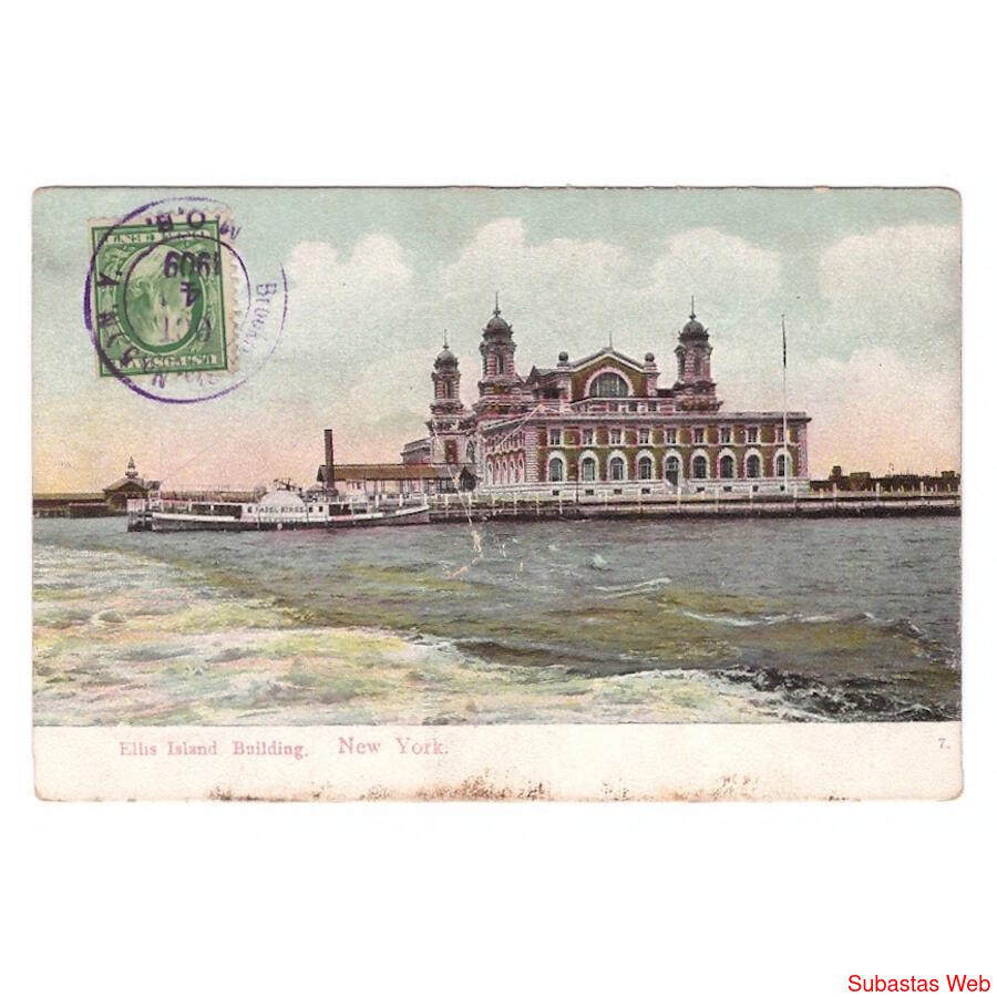 USA. New York. Ellis Island Building. 1909.