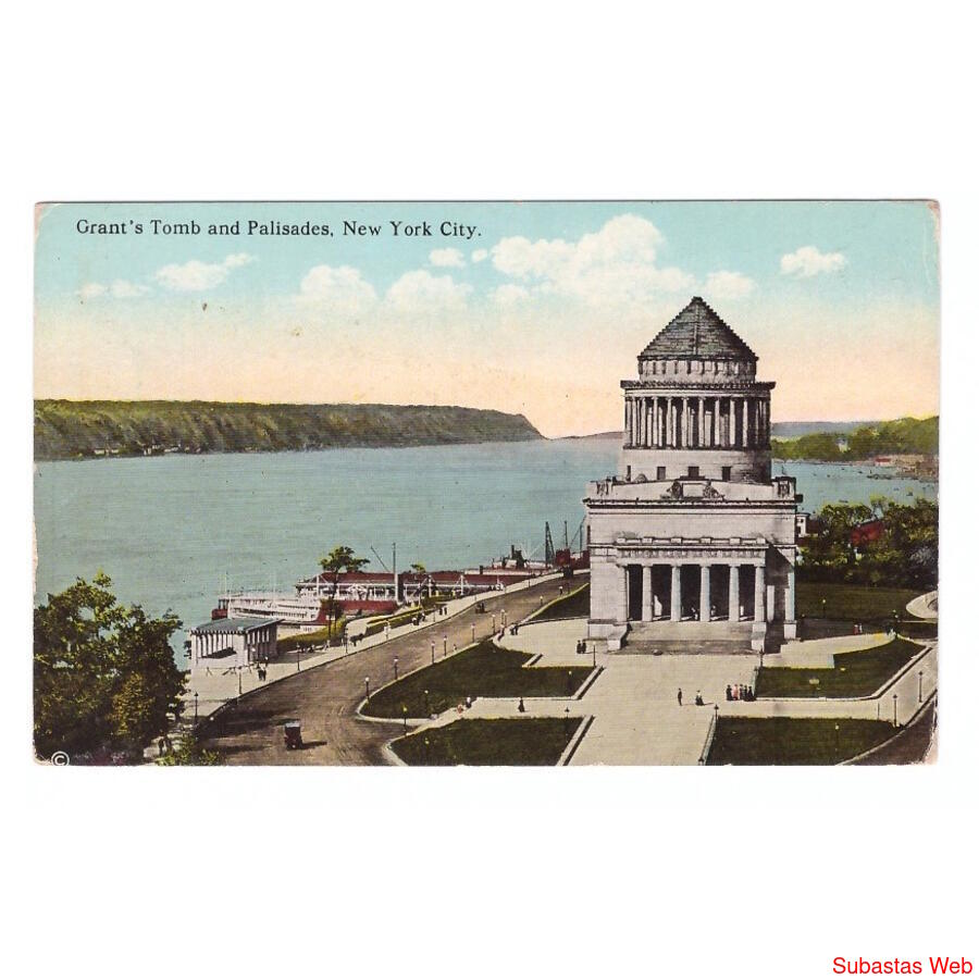 USA. New York City. Grant's Tomb and Palisades. 1911.