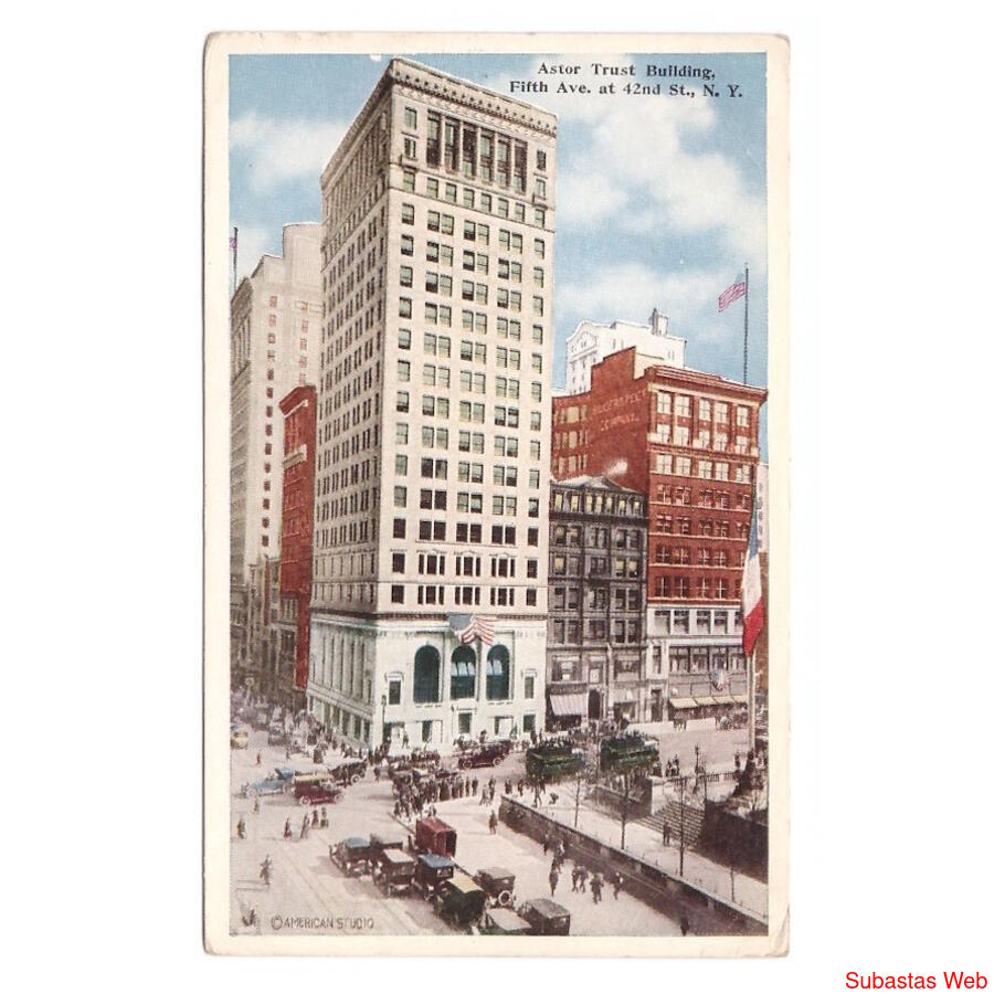 USA. New York. Astor Trust Building. Fifth Avenue at 42nd St