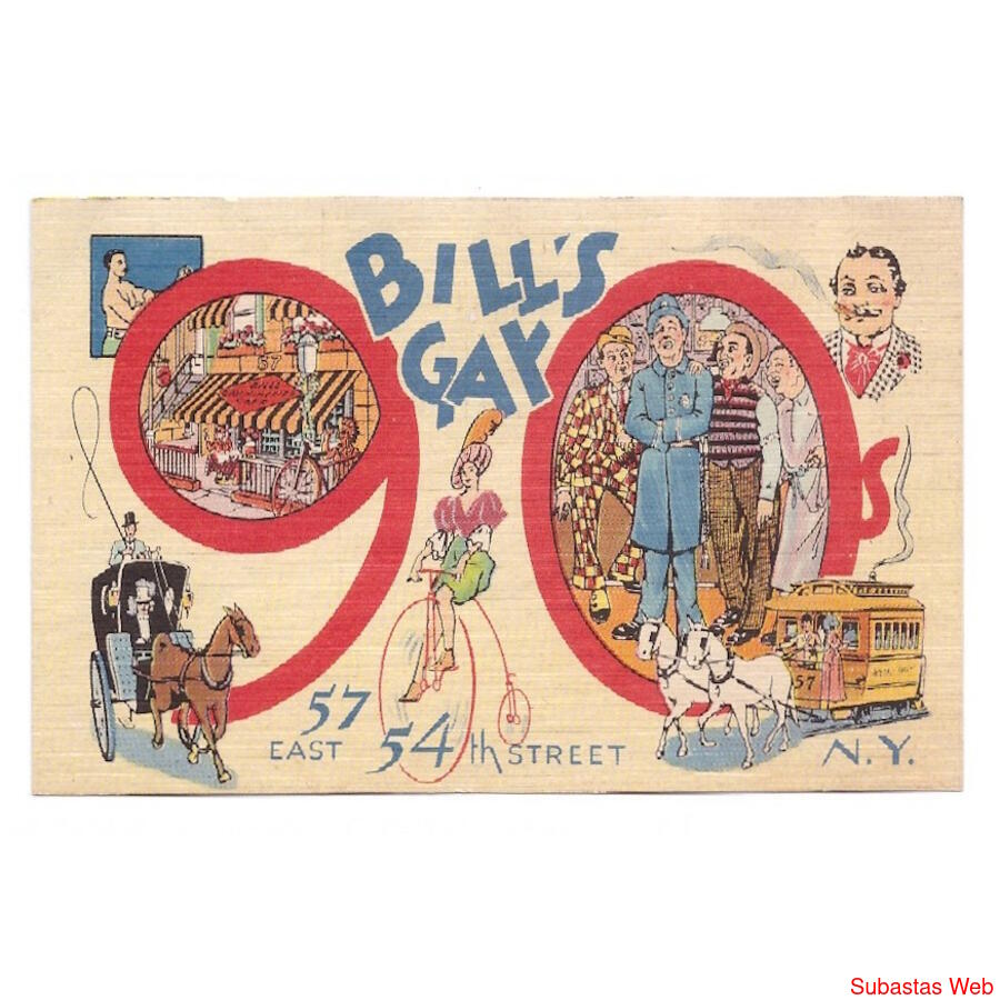 USA. New York. Bill's Gay Nineties.