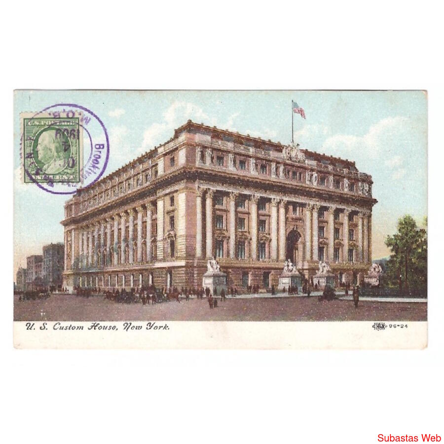 USA. New York. U. S. Custom House. 1909.