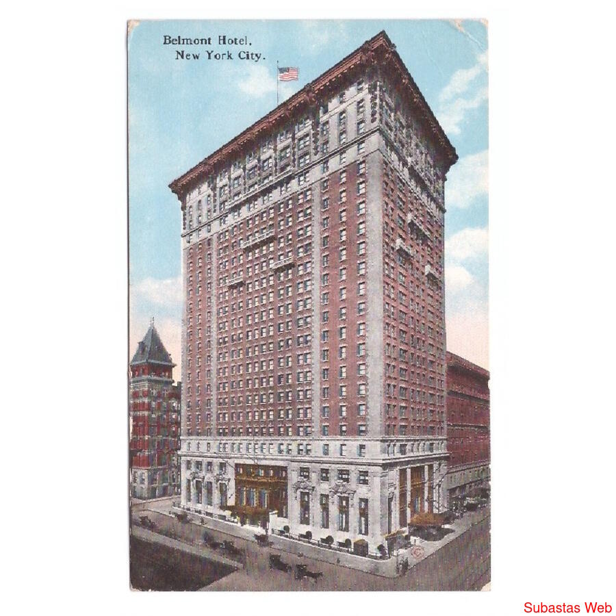USA. New York City. Belmont Hotel. 1906.