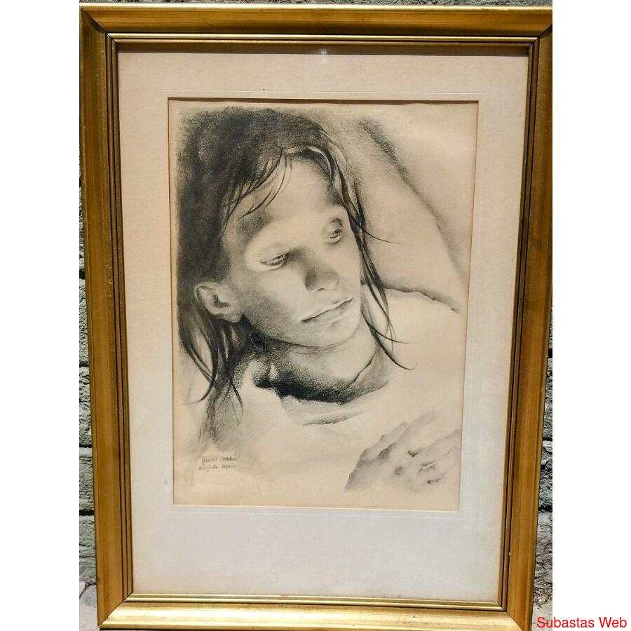 Mariette Lydis.  Grabado.  Original.