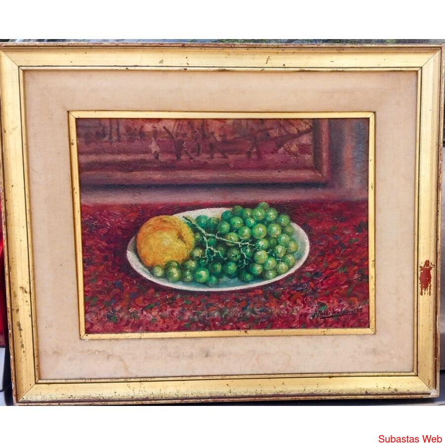 Antonio Abelleyra Cabral.  Oleo.  Original.