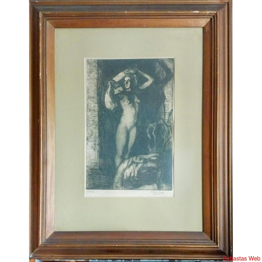 Alfredo Guido.  Aguafuerte.  Original.