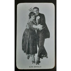 ANTIGUA TARJETA COLECCIONABLE DE LOS PATINADORES *LOS DORLY*