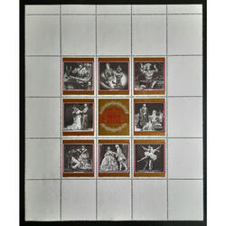 AUSTRIA Sc 840 *OPERA HOUSE* PLANCHA COMPLETA + COMPLETEMOS