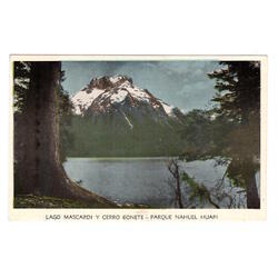 ARGENTINA. Parque Nahuel Huapi. Lago Mascardi y Cerro Bonete