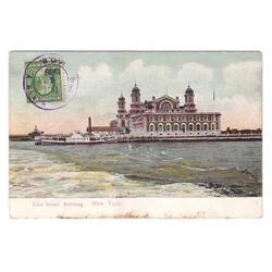 USA. New York. Ellis Island Building. 1909.