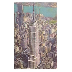USA. Aerial wiew of Empire State Building. 1966.