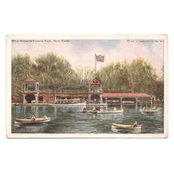 USA. New York. Boat House in Central Park.