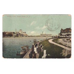 USA. Ocean Grove (New Jersey). Wesley Lake. 1912.