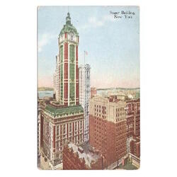 USA. New York. Singer Building. 1913.