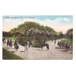 USA. New York City. Central Park. Bridle Path.