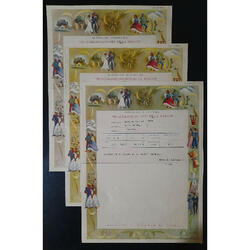 1952 ESPECTACULAR LOTE DE 3 ANTIGUOS TELEGRAMAS DE LUJO @3