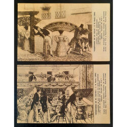 ANTIGUAS y RARISIMAS POSTALES DE PEUSER **LOS PEINETONES**