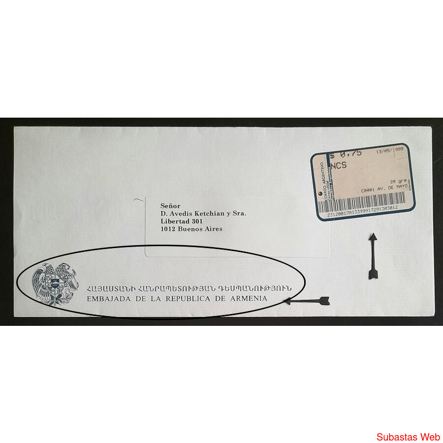 ARGENTINA. ETIQUETA LABEL DE VALOR VARIABLE **COLOR ROSA** R