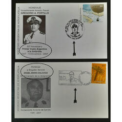 2 ÍTEMS HOMENAJE A LOS NOTABLE AVIADORES ZUOLOAGA y PORTILLO