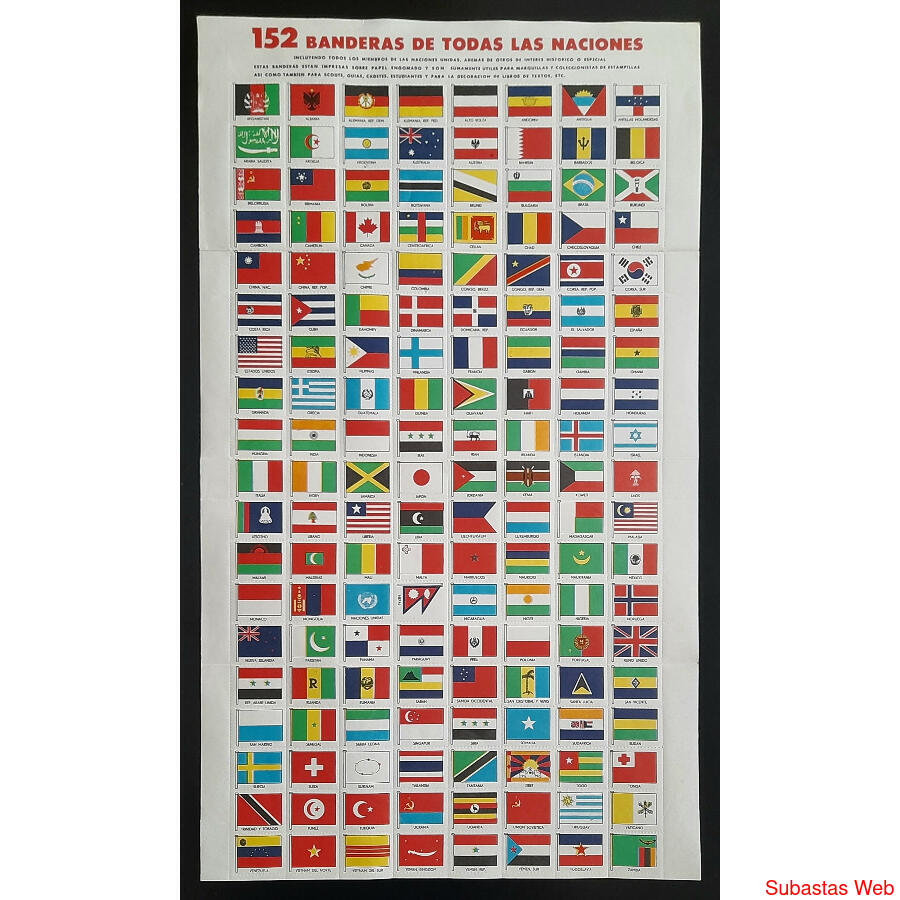 10 LAMINAS ENGOMADAS Y TROQUELADAS CON LA BANDERAS DEL MUNDO