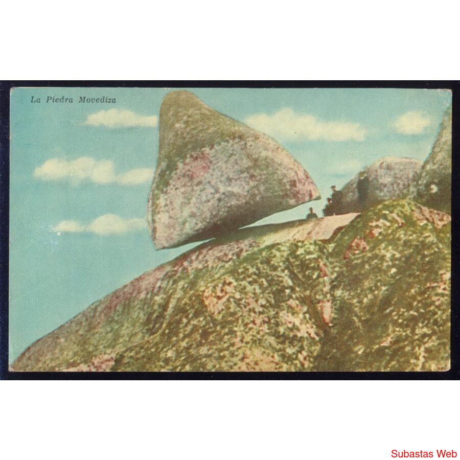 TANDIL. FANTÁSTICA TARJETA POSTAL DE LA PIEDRA MOVEDIZA @@@@