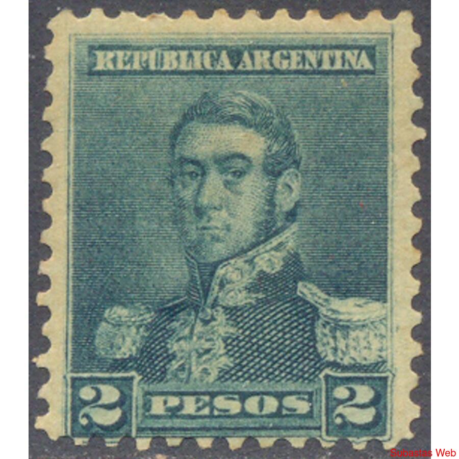 ARGENTINA GJ150 SAN MARTÍN FIL SOL CHICO. D. 11.1/2. U$45.00