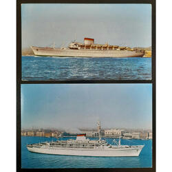 ITALIA. TRANSATLÁNTICOS *CRISTOFORO COLOMBO & GIULIO CESARE*