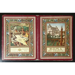 ITALIA ANTIGUO y LUJOSO LIBRILLO DE VISTAS POSTALES DE ROMA