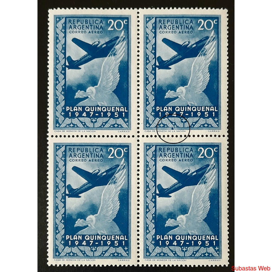 ARGENTINA GJ998 PLAN QUINQUENAL CUADRO VARIEDAD REPETITIVA