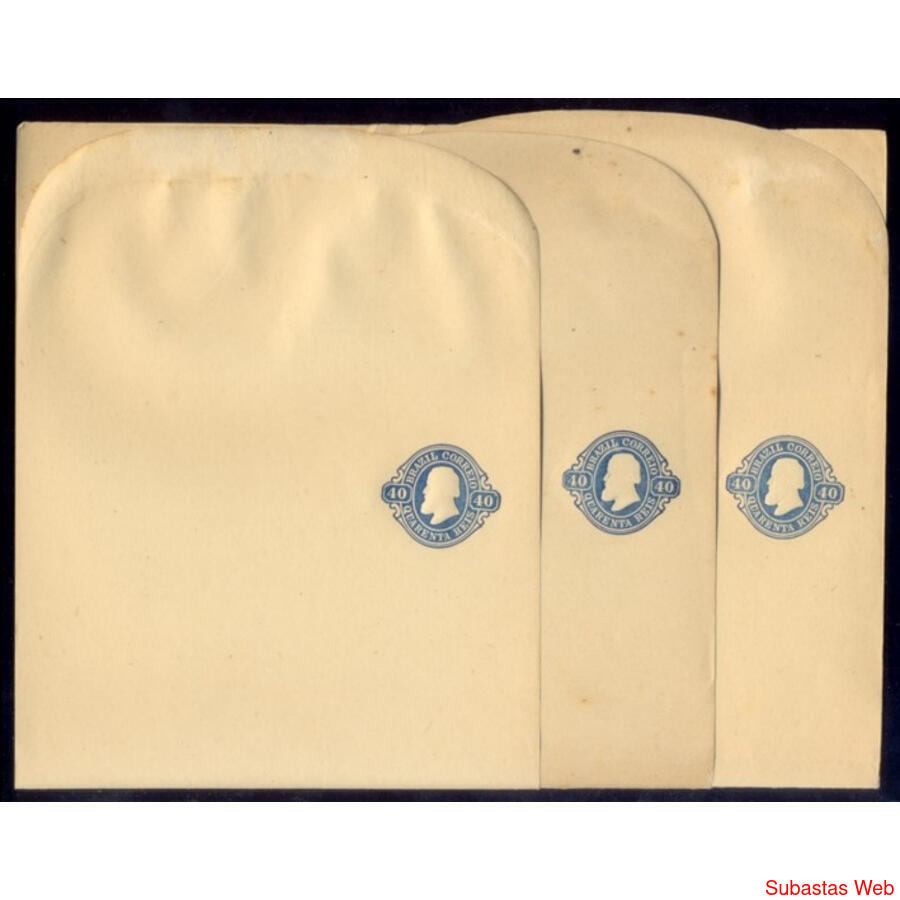 BRASIL. LOTE DE 6 ANTIGUOS ENTEROS POSTALES NO CIRCULADOS!!