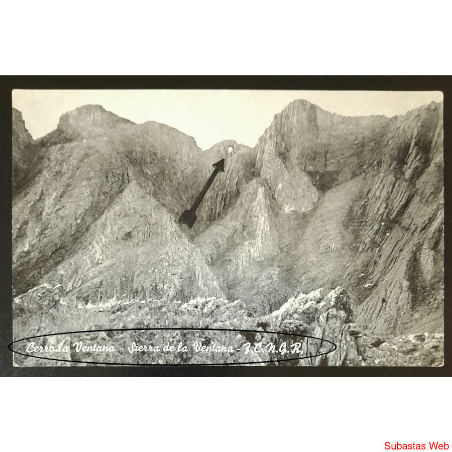SIERRA DE LA VENTANA ESPECTACULAR POSTAL DEL CERRO VENTANA