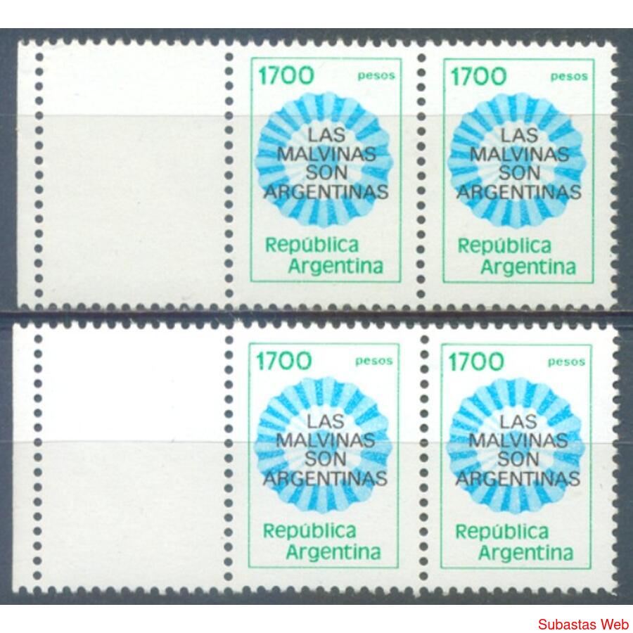ARGENTINA GJ2022CZ + 2022ACZ MALVINAS COMPLEMENTOS U$32.00