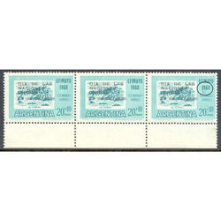 ARGENTINA GJ1186 EFIMAYO TIRA MINT RARA VARIEDAD CATALOGADA