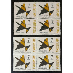 ARGENTINA GJ1252 AVIÓN de 7$ CUADRO ARGENTINA ARRIBA U$34.00