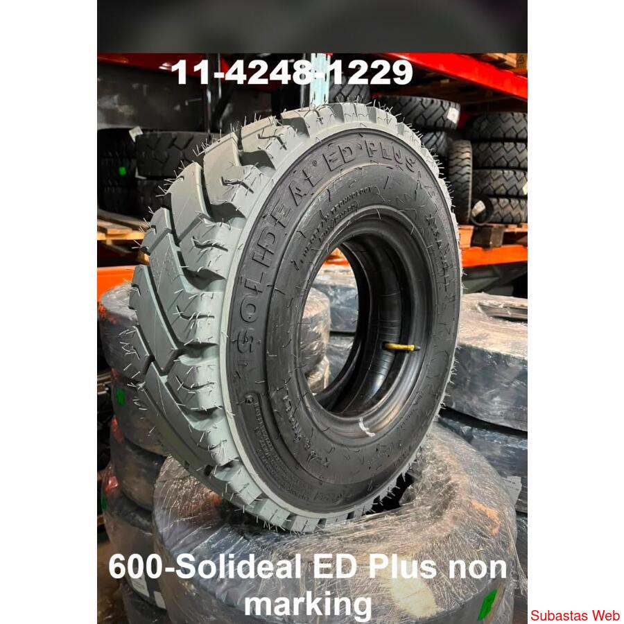 CUBIERTA maciza 600X9 NON MARKING SOLIDEAL rodamarsa tires C