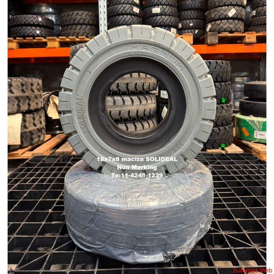18x7x8 maciza non marking Soideal Rodamarsa tires